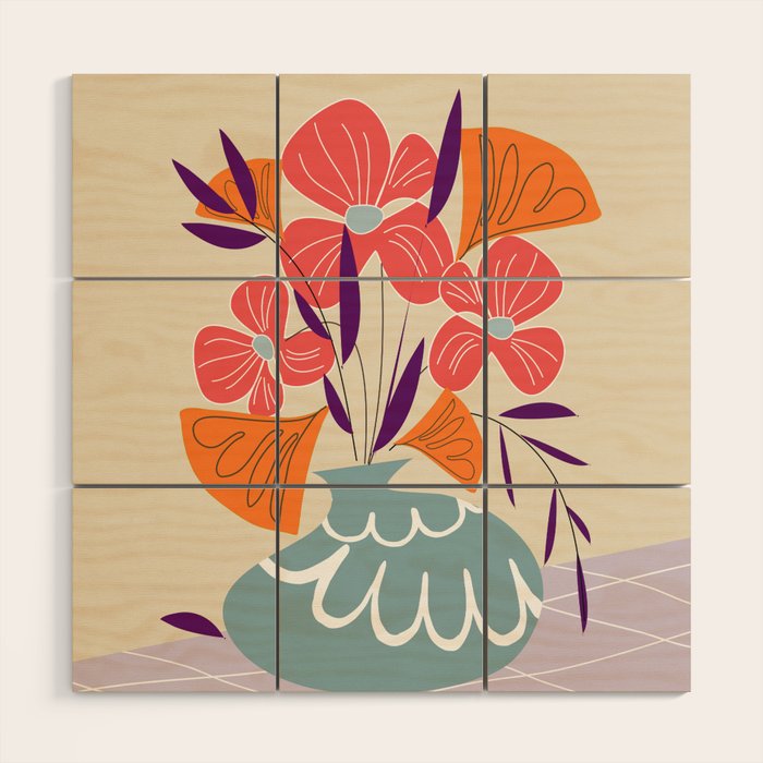 Summer bunch Wood Wall Art Gallery Image 1