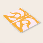 Abstract in Yellow and Cream Notebook Gallery Image 3