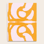 Abstract in Yellow and Cream Notebook Gallery Image 4