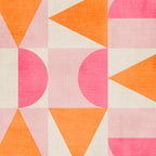 Hot Pink Orange Modern Geometric Artwork Coffee Mug Gallery Image 2