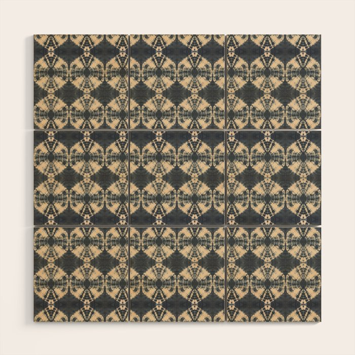 Circle Shibori Wood Wall Art Gallery Image 1