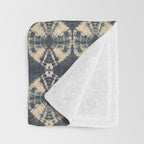 Circle Shibori Throw Blanket Gallery Image 3