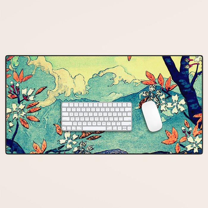 High Views at Tenko - Nature Landscape Desk Mat Gallery Image 1
