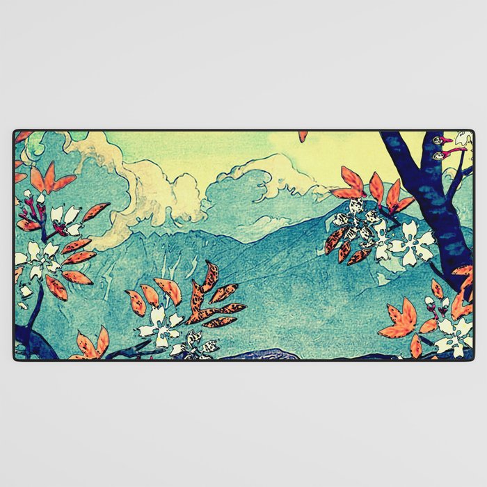 High Views at Tenko - Nature Landscape Desk Mat Gallery Image 3