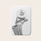 Disco Heels Trend Black White  Photo Art Bath Mat Gallery Image 1