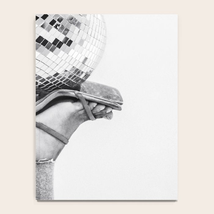 Disco Heels Trend Black White  Photo Art Notebook Gallery Image 4