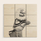 Disco Heels Trend Black White  Photo Art Wood Wall Art Gallery Image 1