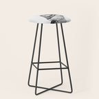 Disco Heels Trend Black White  Photo Art Stool Gallery Image 1