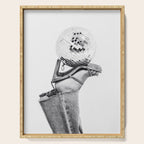 Disco Heels Trend Black White  Photo Art Serving Tray Gallery Image 1