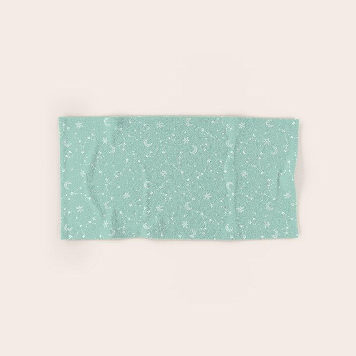Pisces Constellation Bath Towel Gallery Image 1