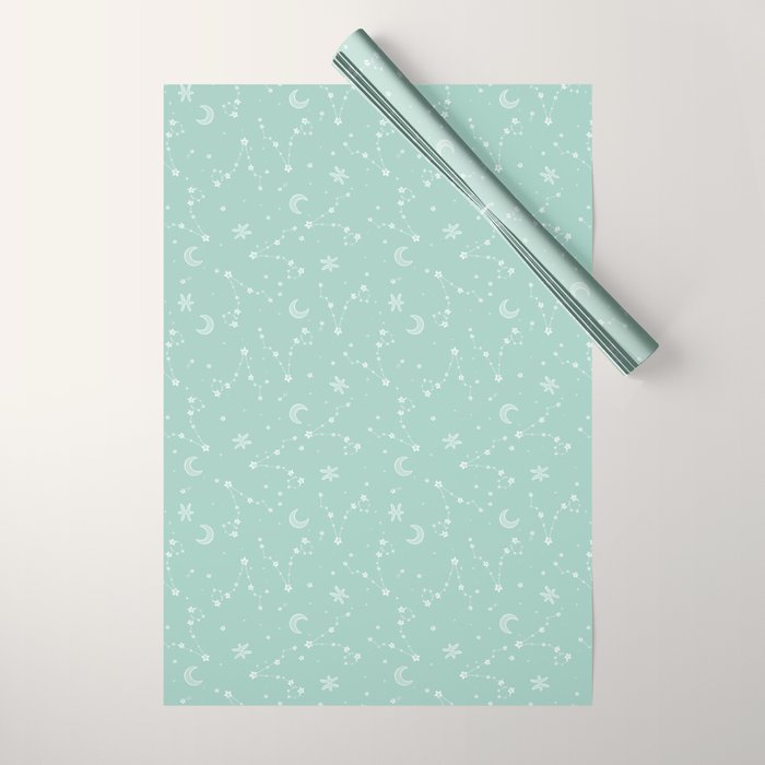 Pisces Constellation Wrapping Paper Gallery Image 1