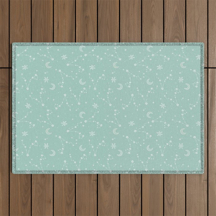 Pisces Constellation Outdoor Rug Gallery Image 1