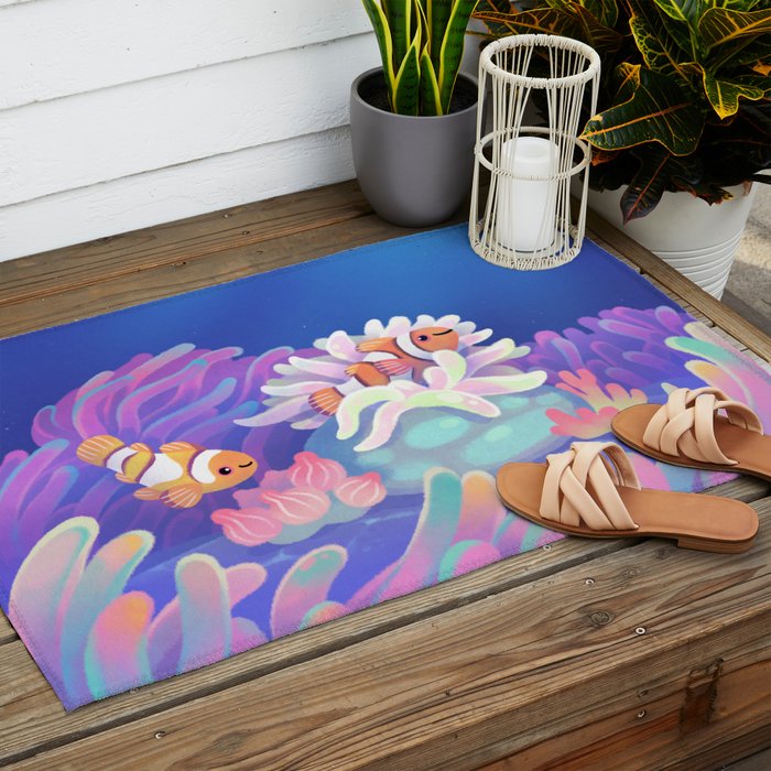 Clown fish Outdoor Rug Gallery Image 2