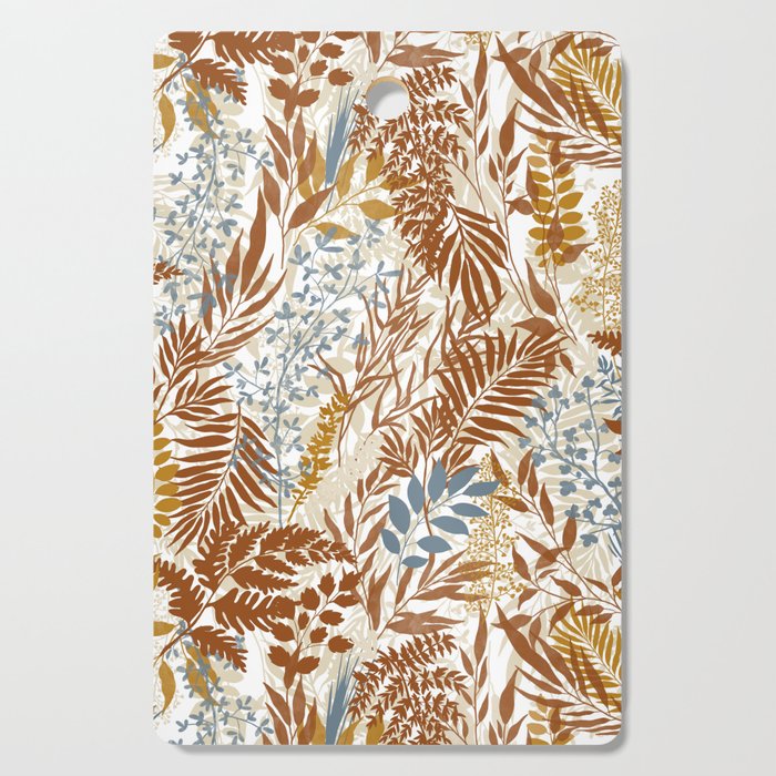 Leafy autumn forest B Cutting Board Gallery Image 1