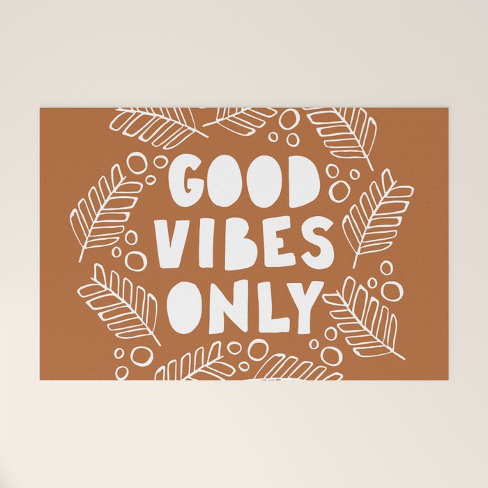 Good Vibes Only | Copper Welcome Mat Gallery Image 1