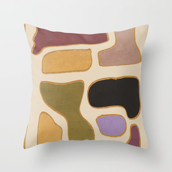 Modern Abstract Minimal Shapes 123 Throw Pillow Gallery Image 6