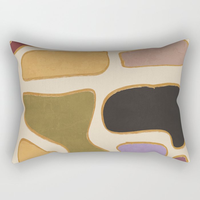 Modern Abstract Minimal Shapes 123 Rectangular Pillow Gallery Image 2