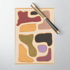 Modern Abstract Minimal Shapes 123 Wrapping Paper Gallery Image 1