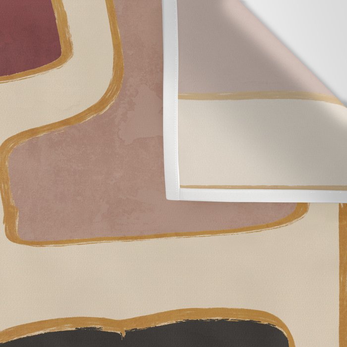 Modern Abstract Minimal Shapes 123 Wall Tapestry Gallery Image 3