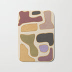 Modern Abstract Minimal Shapes 123 Bath Mat Gallery Image 1