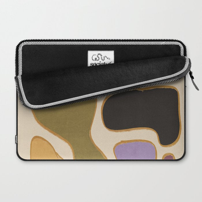 Modern Abstract Minimal Shapes 123 Laptop Sleeve Gallery Image 2