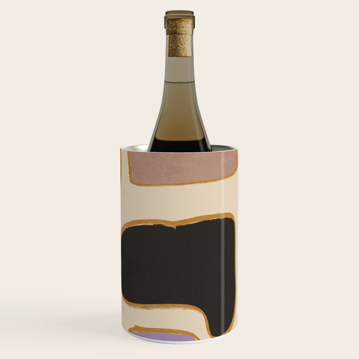 Modern Abstract Minimal Shapes 123 Wine Chiller Gallery Image 3