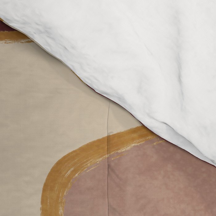 Modern Abstract Minimal Shapes 123 Comforter Gallery Image 4