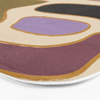 Modern Abstract Minimal Shapes 123 Bath Mat Gallery Image 3