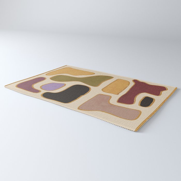 Modern Abstract Minimal Shapes 123 Rug Gallery Image 3