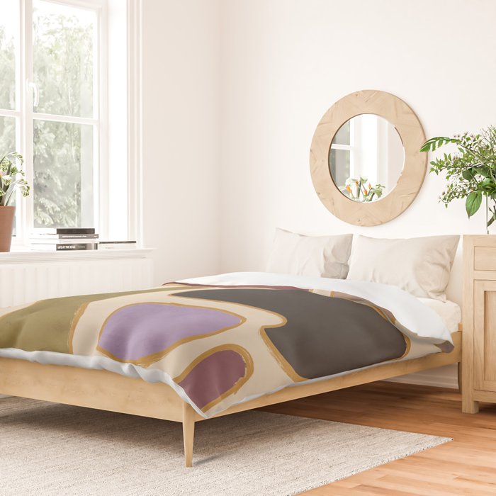 Modern Abstract Minimal Shapes 123 Duvet Cover Gallery Image 2