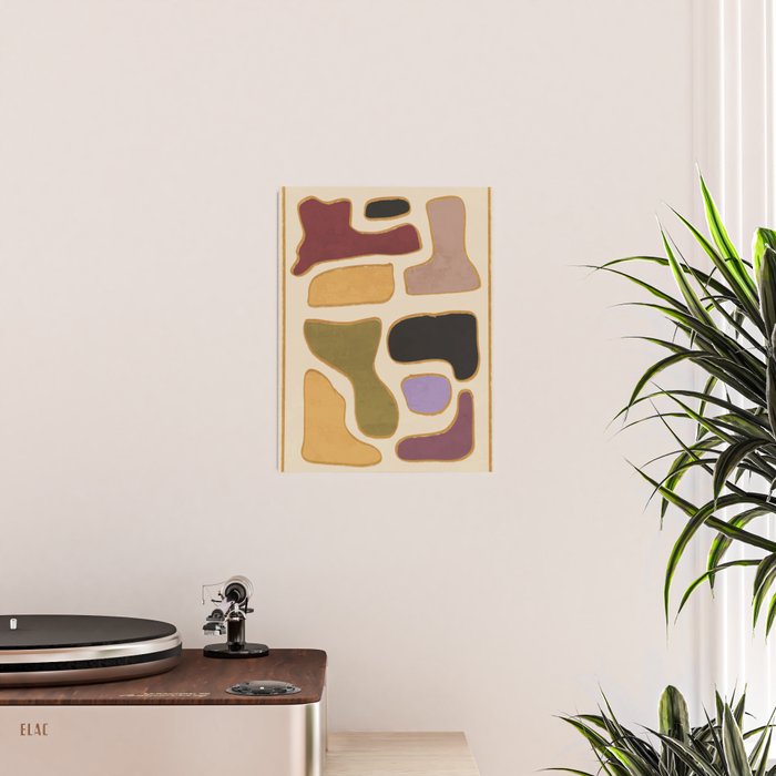 Modern Abstract Minimal Shapes 123 Poster Gallery Image 2