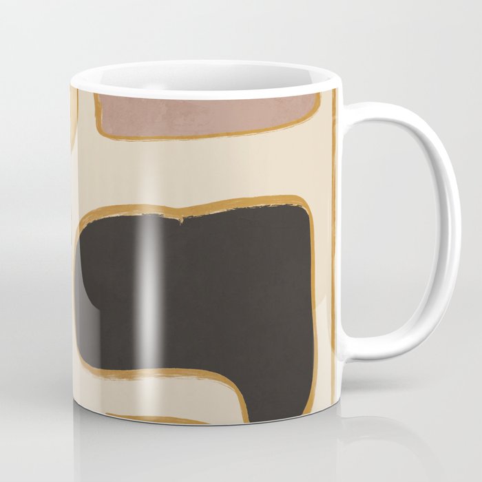 Modern Abstract Minimal Shapes 123 Coffee Mug Gallery Image 1