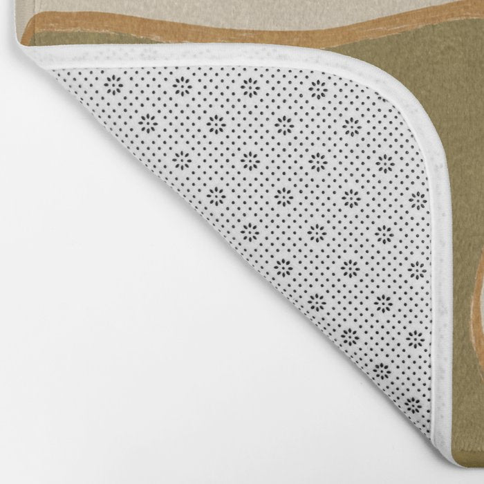 Modern Abstract Minimal Shapes 123 Bath Mat Gallery Image 2