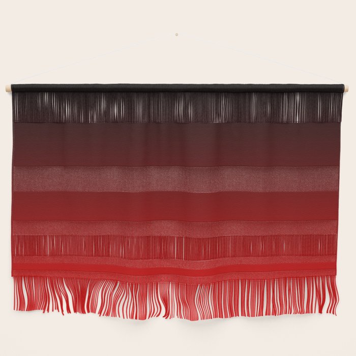 Black Red Neon Nights Ombre Wall Hanging Gallery Image 1