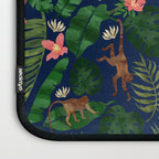 Tropical Garden - Dark Blue Laptop Sleeve Gallery Image 3