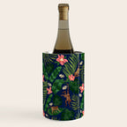 Tropical Garden - Dark Blue Wine Chiller Gallery Image 2