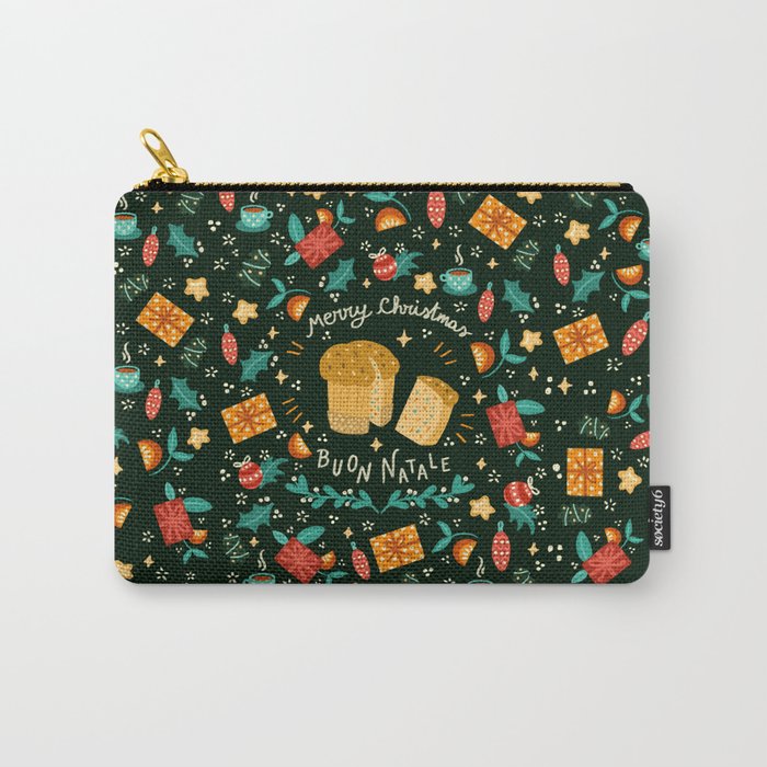Merry Christmas panettone  Carry All Pouch Gallery Image 1