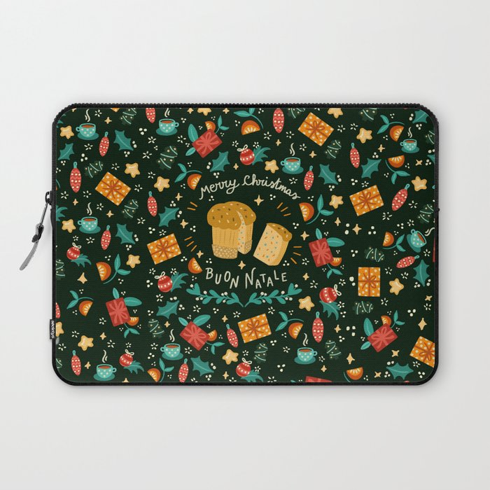 Merry Christmas panettone  Laptop Sleeve Gallery Image 1