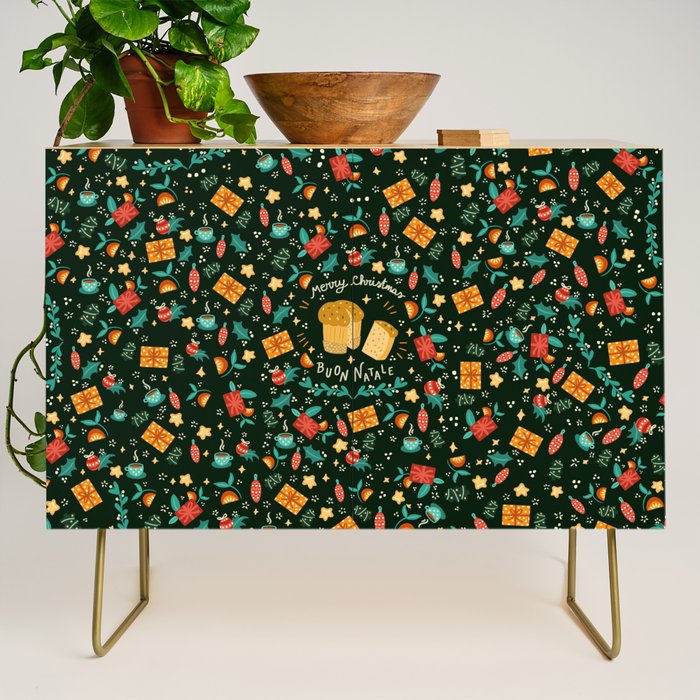 Merry Christmas panettone  Credenza Gallery Image 1