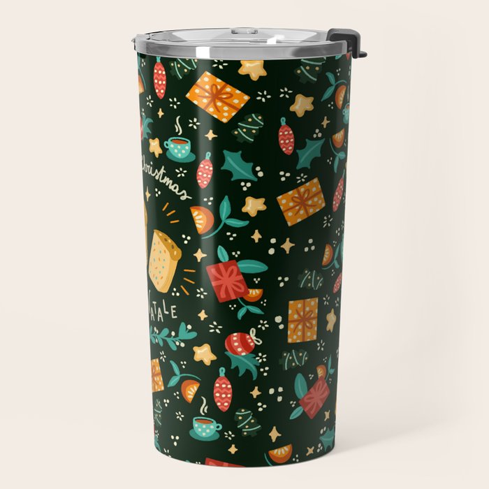 Merry Christmas panettone  Travel Mug Gallery Image 2