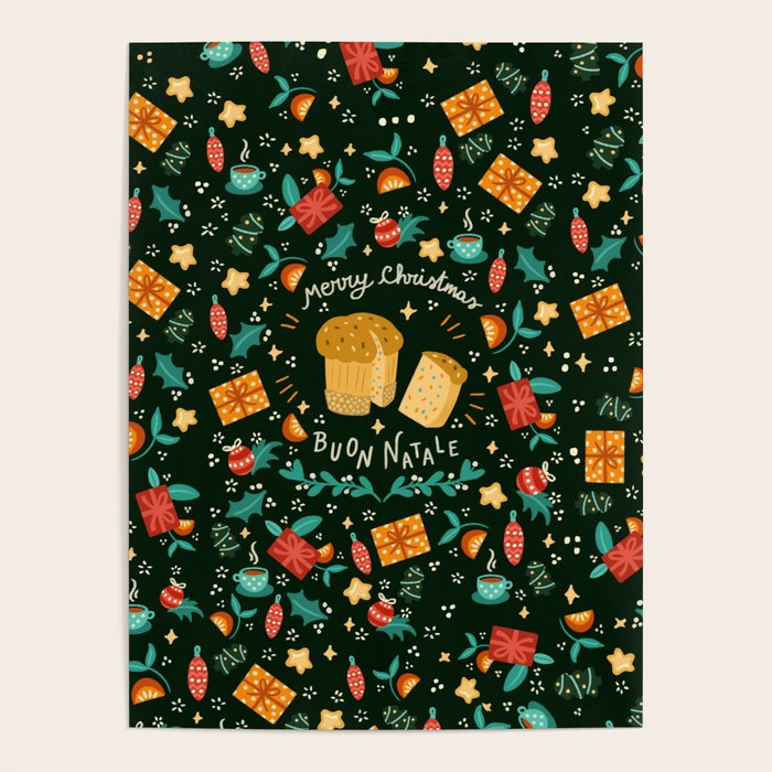 Merry Christmas panettone  Poster Gallery Image 1