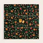Merry Christmas panettone  Wood Wall Art Gallery Image 1