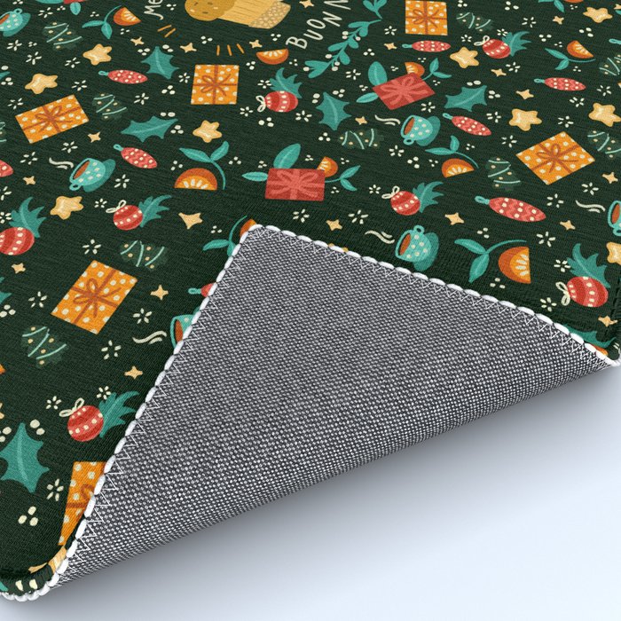 Merry Christmas panettone  Rug Gallery Image 4
