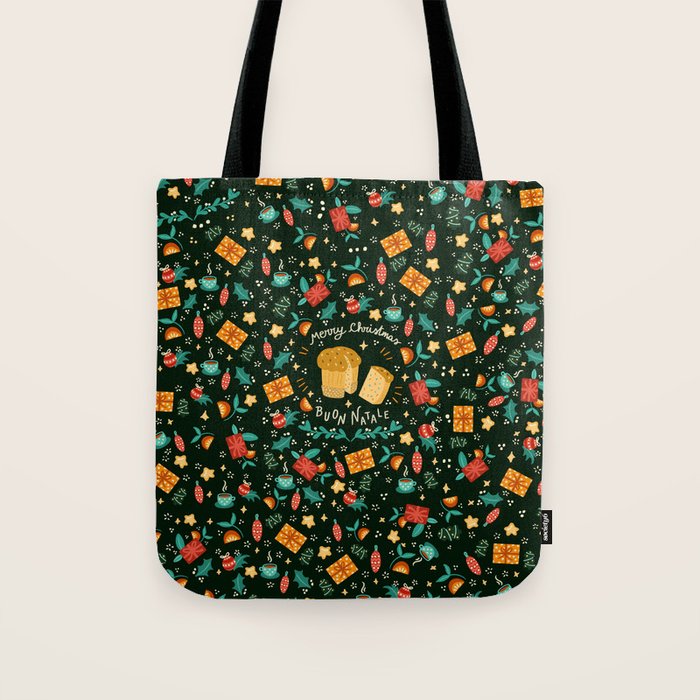 Merry Christmas panettone  Tote Bag Gallery Image 1