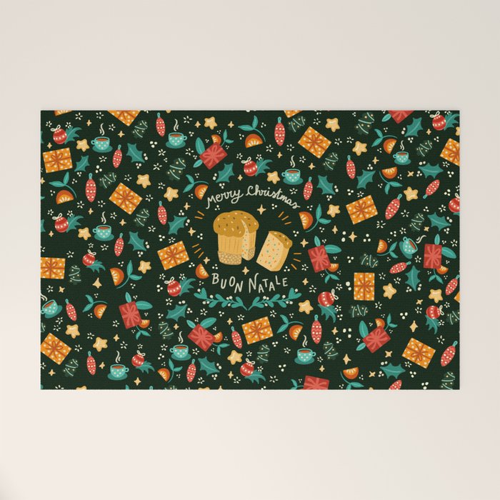 Merry Christmas panettone  Welcome Mat Gallery Image 1