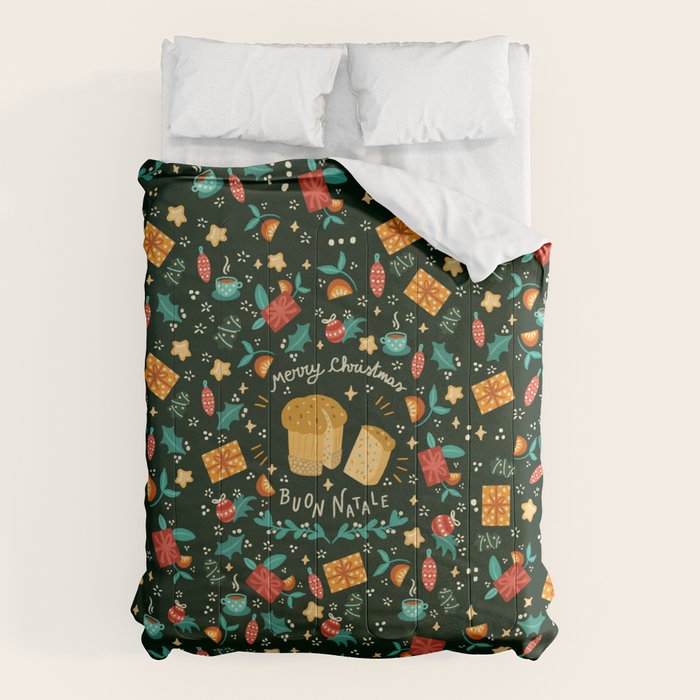 Merry Christmas panettone  Comforter Gallery Image 6