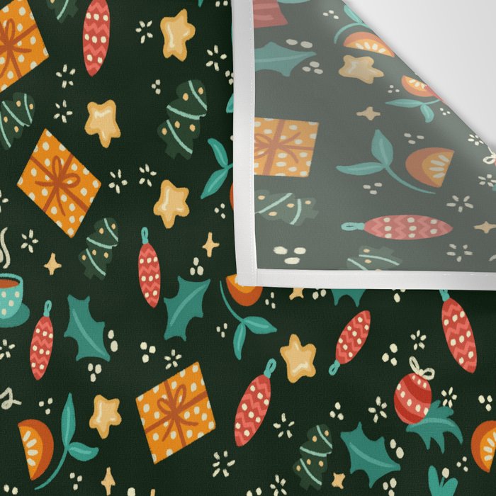 Merry Christmas panettone  Wall Tapestry Gallery Image 3