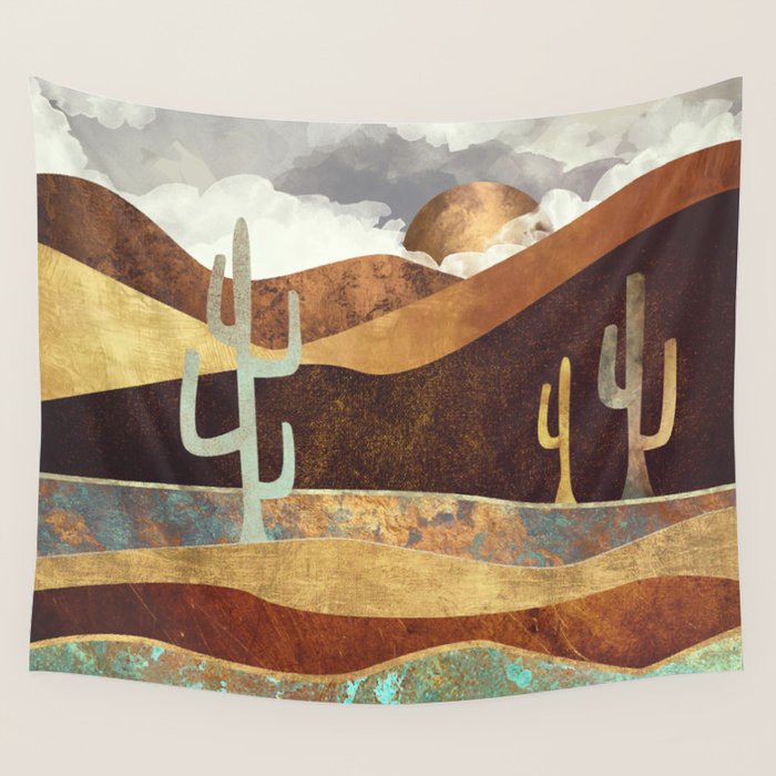 Patina Desert Wall Tapestry Gallery Image 1