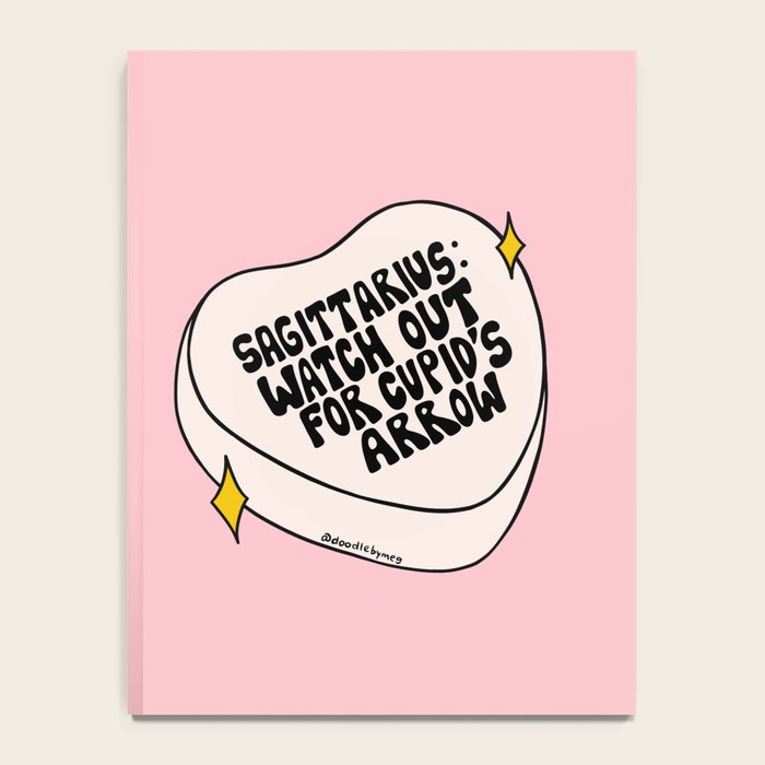 Sagittarius Conversation Heart Notebook Gallery Image 4