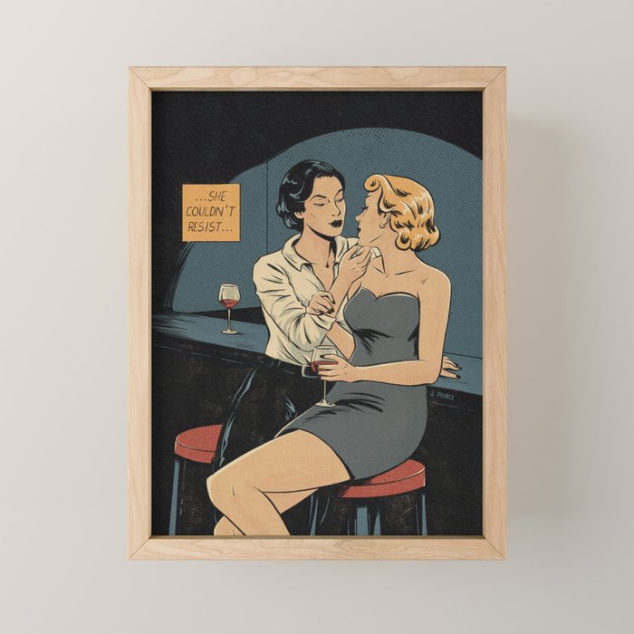 couldn't resist Mini Art Print Gallery Image 1